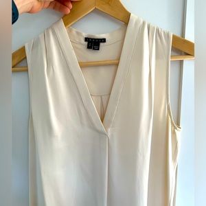 THEORY sleeveless silk shell size S